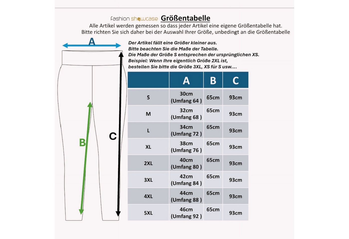 VOGSIGN 7/8-Leggings Damen Yogaleggings High-Waist – Thermo Hose Fleece-Innenfutter von VOGSIGN