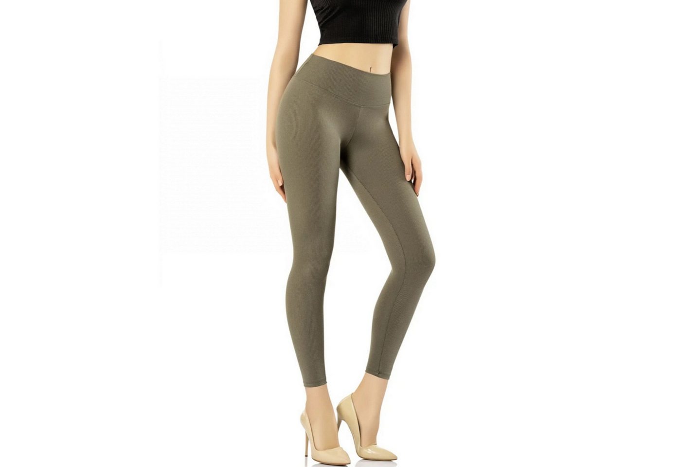 VOGSIGN 7/8-Leggings Damen Yogaleggings High-Waist – Thermo Hose Fleece-Innenfutter VOGSIGN 7/8-Leggings Damen Yogaleggings High-Waist – Thermo Hose Fleece-Innenfutter von VOGSIGN