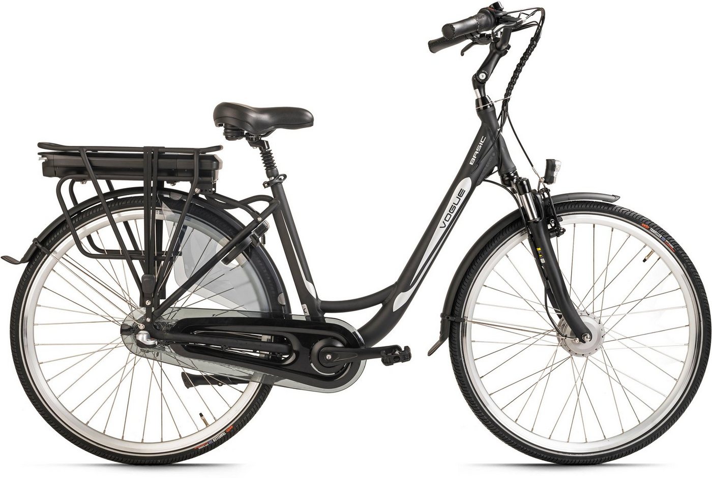 VOGUE BIKE E-Bike Basic, 3 Gang Shimano Nexus Schaltwerk, Nabenschaltung, Frontmotor, 468 Wh Akku, Pedelec, Elektrofahrrad für Damen, Cityrad von VOGUE BIKE