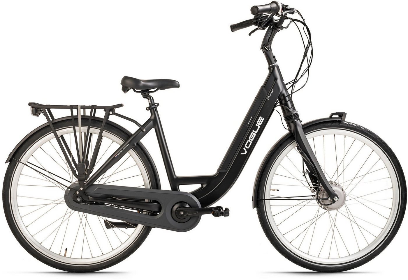VOGUE BIKE E-Bike Cityrad Mestengo, 7 Gang Shimano Nexus Schaltwerk, Nabenschaltung, Frontmotor, 460,8 Wh, Pedelec, Elektrofahrrad für Damen u. Herren VOGUE BIKE E-Bike Cityrad Mestengo, 7 Gang Shimano Nexus Schaltwerk, Nabenschaltung, Frontmotor, 460,8 Wh, Pedelec, Elektrofahrrad für Damen u. Herren von VOGUE BIKE