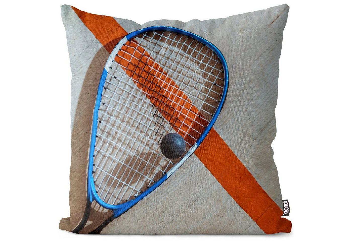 Kissenbezug, VOID (1 Stück), Squash Schläger Spiel Sport Feld Ball Squashschläger tennis sportart von VOID