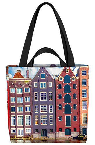 VOID Amsterdam Häuser Tasche 33x33x14cm,15l Einkaufs-Beutel Shopper Einkaufs-Tasche Bag VOID Amsterdam Häuser Tasche 33x33x14cm,15l Einkaufs-Beutel Shopper Einkaufs-Tasche Bag von VOID