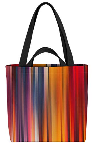 VOID Farbstreifen Verlauf Tasche 33x33x14cm,15l Einkaufs-Beutel Shopper Einkaufs-Tasche Bag von VOID