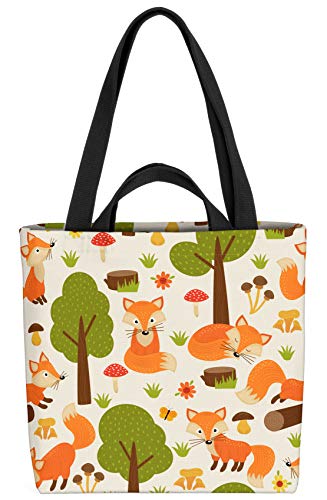 VOID Füchse im Wald Tasche 33x33x14cm,15l Einkaufs-Beutel Shopper Einkaufs-Tasche Bag VOID Füchse im Wald Tasche 33x33x14cm,15l Einkaufs-Beutel Shopper Einkaufs-Tasche Bag von VOID
