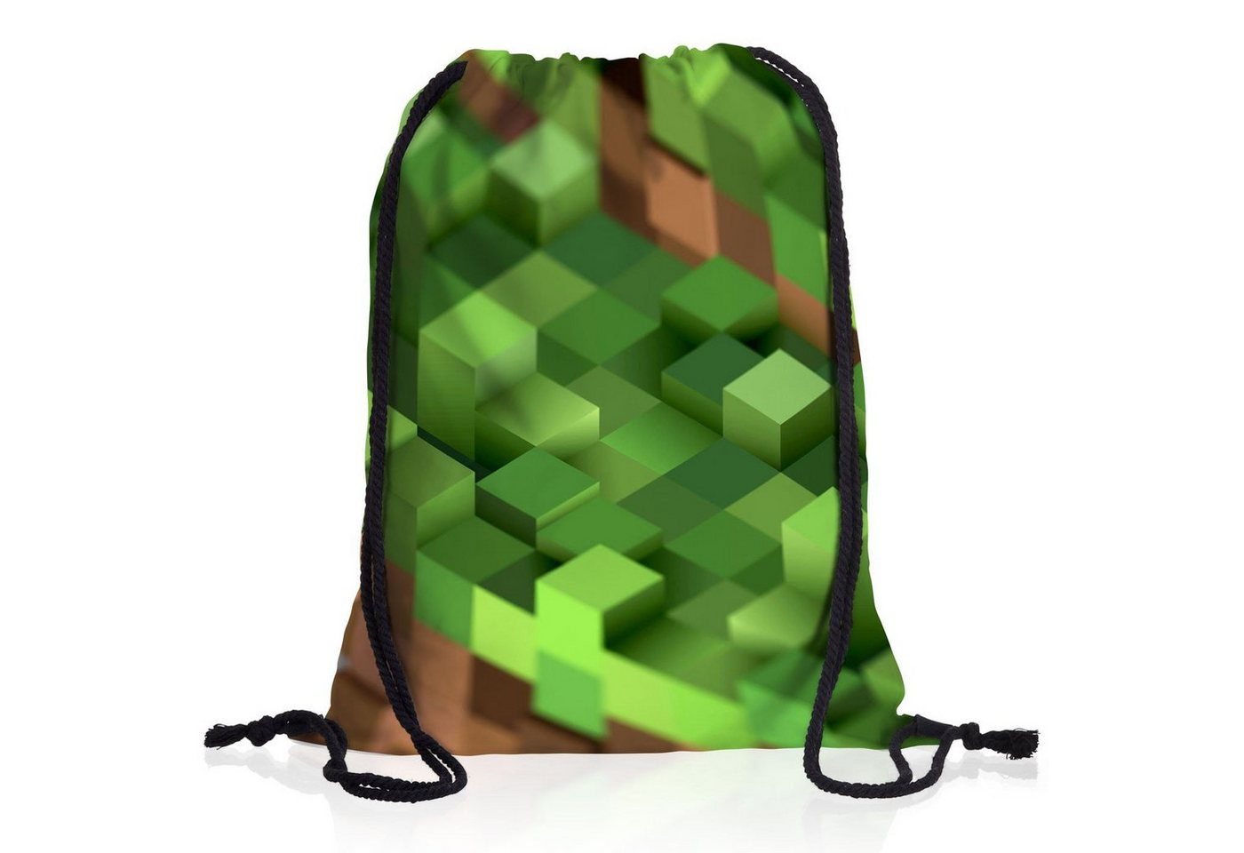 VOID Henkeltasche, Mine Würfel Rucksack Tasche Sport Beutel block minecraft VOID Henkeltasche, Mine Würfel Rucksack Tasche Sport Beutel block minecraft von VOID
