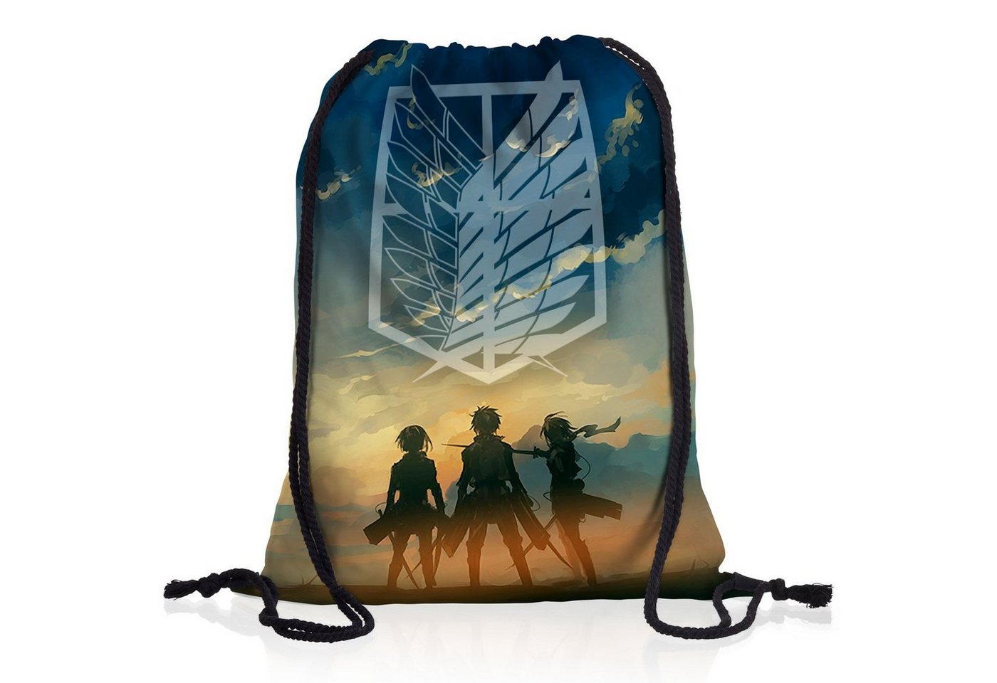VOID Henkeltasche, Titan Rucksack Tasche Sport Beutel attack on titan VOID Henkeltasche, Titan Rucksack Tasche Sport Beutel attack on titan von VOID