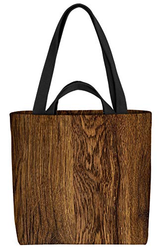 VOID Holz Oberfläche Tasche 33x33x14cm,15l Einkaufs-Beutel Shopper Einkaufs-Tasche Bag von VOID