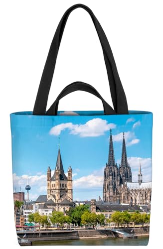 VOID Köln Skyline Tasche 33x33x14cm,15l Einkaufs-Beutel Shopper Einkaufs-Tasche Bag VOID Köln Skyline Tasche 33x33x14cm,15l Einkaufs-Beutel Shopper Einkaufs-Tasche Bag von VOID