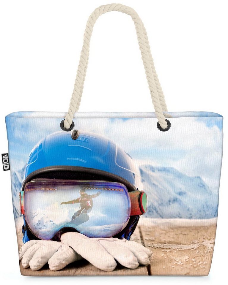 VOID Strandtasche (1-tlg), Skihelm Skier Urlaub Ski-fahren skiläufer skier maske extrem kalt rei von VOID