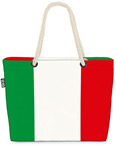 VOID XXL Strandtasche Italien Shopper Tasche 58x38x16cm 23L Beach Rom Squadra Azzurra La Nazionale GLI Azzurri Italy Rome von VOID