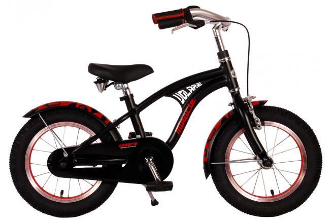 WIRARE Miracle Cruiser Kinder Fahrrad - Jungen - 14 Zoll - Matt Black - Prime von VOLARE BICYCLES