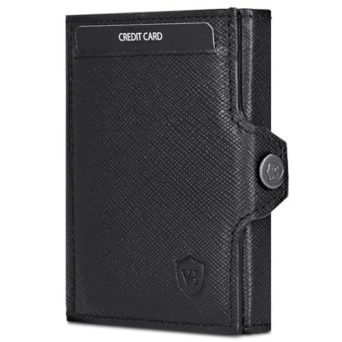 VON HEESEN Slim Wallet Saffiano Schwarz VON HEESEN Slim Wallet Saffiano Schwarz von VON HEESEN