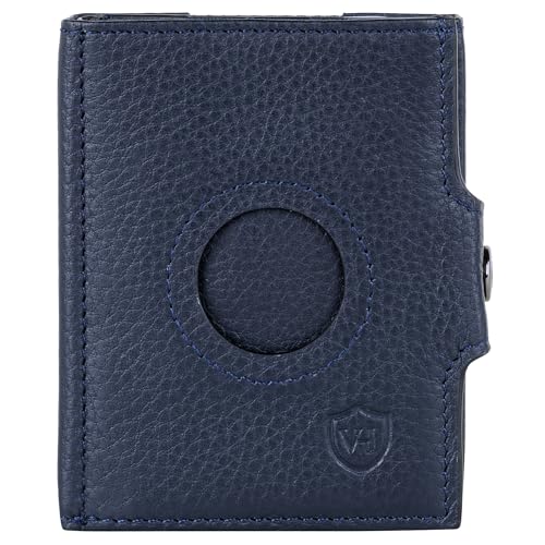 VON HEESEN Slim Wallet mit Airtag-Fach Blau VON HEESEN Slim Wallet mit Airtag-Fach Blau von VON HEESEN