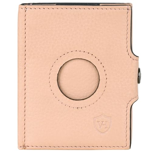 VON HEESEN Slim Wallet mit Airtag-Fach Rose von VON HEESEN