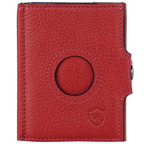 VON HEESEN Slim Wallet mit Airtag-Fach Rot VON HEESEN Slim Wallet mit Airtag-Fach Rot von VON HEESEN