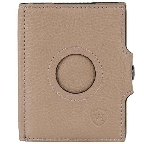 VON HEESEN Slim Wallet mit Airtag-Fach Taupe VON HEESEN Slim Wallet mit Airtag-Fach Taupe von VON HEESEN