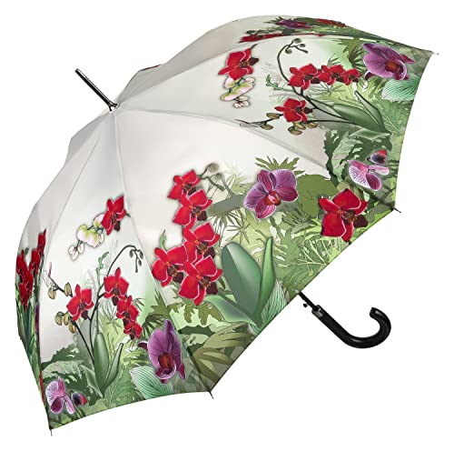 VON LILIENFELD Regenschirm Orchideen Blumen Auf-Automatik Stockschirm Leicht Stabil Blumen VON LILIENFELD Regenschirm Orchideen Blumen Auf-Automatik Stockschirm Leicht Stabil Blumen von VON LILIENFELD