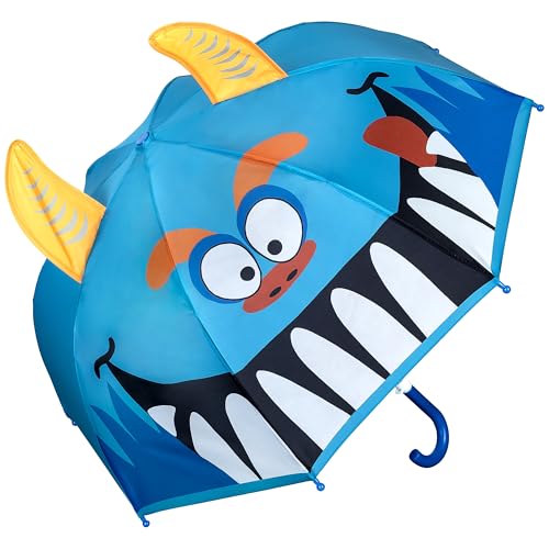 VON LILIENFELD Regenschirm Kinderschirm Monster Junge Mädchen Kids bis ca. 8 Jahre VON LILIENFELD Regenschirm Kinderschirm Monster Junge Mädchen Kids bis ca. 8 Jahre von VON LILIENFELD