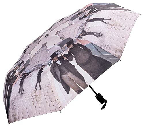 VON LILIENFELD Regenschirm Taschenschirm Gustave Caillebotte: Paris im Regen Windfest Auf-Zu-Automatik Stabil Leicht Kompakt Kunst VON LILIENFELD Regenschirm Taschenschirm Gustave Caillebotte: Paris im Regen Windfest Auf-Zu-Automatik Stabil Leicht Kompakt Kunst von VON LILIENFELD