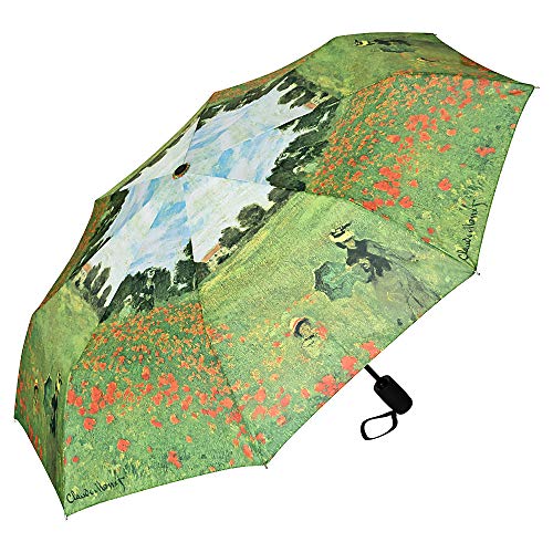 VON LILIENFELD Taschenschirm Regenschirm Claude Monet: Mohnblumenfeld Windfest Auf-Zu-Automatik Stabil Leicht Kompakt Kunst VON LILIENFELD Taschenschirm Regenschirm Claude Monet: Mohnblumenfeld Windfest Auf-Zu-Automatik Stabil Leicht Kompakt Kunst von VON LILIENFELD