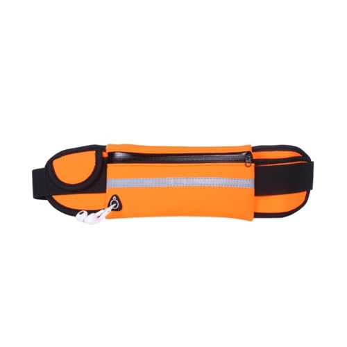 VONCYKI Hüfttasche für Damen, Sport, Fitness, wasserdicht, für Geld, Handyhalterung, Joggen, Training, Schlüsselgürtel, Fahrradzubehör, Tasche, Orange 2, Einheitsgröße von VONCYKI