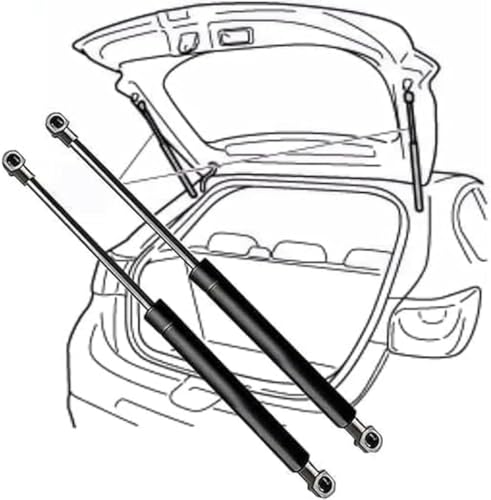 VOPQA Stützstange für Kofferraum der Hecktür für Skoda für Felicia I II (6U1) 1994-1998(OEM:41964420476)-52.7cm Stoßdämpfer-Gasfederstützstange von VOPQA