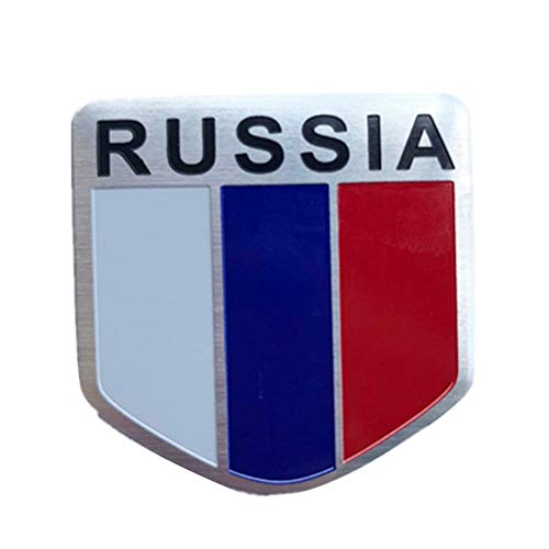 VOSAREA Russland Flagge Automotive Magnets Aufkleber Emblem Autoaufkleber Nationalflagge Patriotischen Aufkleber 3D Metall Aufkleber Auto Auto Dekoration von VOSAREA