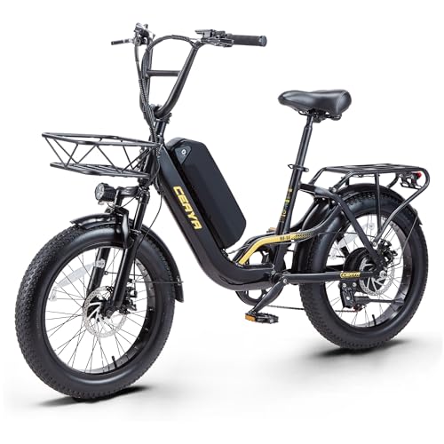 VOZCVOX E Bike Herren Damen 20 Zoll Ebike Elektrofahrrad Für Erwachsene Fat E-Fahrrad Mit 48V15AH Lithium-Akku,7-Gang-All-Terrain Ebikes 25km/h,Reichweite Bis Zu 45-60 Km R8SE VOZCVOX E Bike Herren Damen 20 Zoll Ebike Elektrofahrrad Für Erwachsene Fat E-Fahrrad Mit 48V15AH Lithium-Akku,7-Gang-All-Terrain Ebikes 25km/h,Reichweite Bis Zu 45-60 Km R8SE von VOZCVOX
