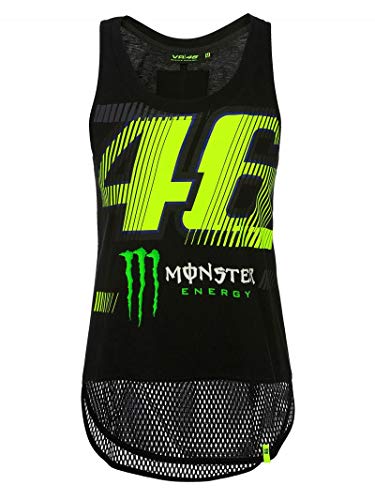 Vr46 Monza 46 Monster Damen Tank, Schwarz, L von Valentino Rossi