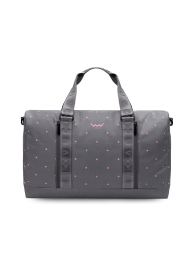 VUCH Reisetasche Fatima Dark Grey für Frauen, Stylische Sporttasche mit Reißverschluss für Damen, Handgepäck Tasche für Mädchen VUCH Reisetasche Fatima Dark Grey für Frauen, Stylische Sporttasche mit Reißverschluss für Damen, Handgepäck Tasche für Mädchen von VUCH