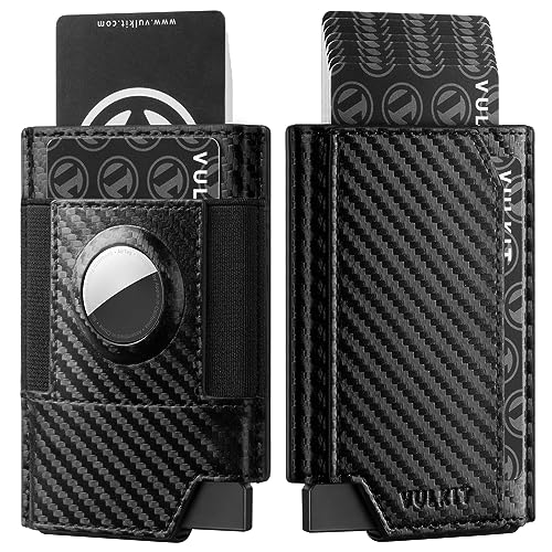 VULKIT AirTag Wallet-Kreditkartenetui mit AirTag-Halter, RFID-blockierendes Pop-Up-Kartenetui aus Leder, Smart-Bankkartenetui VULKIT AirTag Wallet-Kreditkartenetui mit AirTag-Halter, RFID-blockierendes Pop-Up-Kartenetui aus Leder, Smart-Bankkartenetui von VULKIT