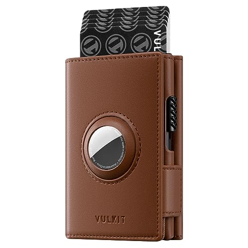 VULKIT Airtag-Geldbörse RFID-Geldbörse Herren-Geldbörse Leder-Kartenetui mit Airtag-Halter Aluminium-Pop-Up-Geldbörse Kreditkartenetui für Herren mit Ausweisfenster und Magnetverschluss VULKIT Airtag-Geldbörse RFID-Geldbörse Herren-Geldbörse Leder-Kartenetui mit Airtag-Halter Aluminium-Pop-Up-Geldbörse Kreditkartenetui für Herren mit Ausweisfenster und Magnetverschluss von VULKIT