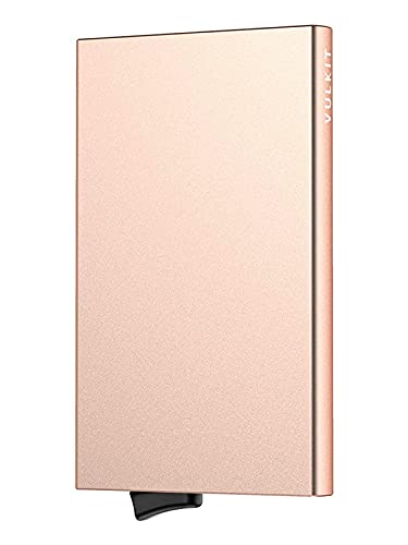 VULKIT Kartenetui Metall Geldbörse RFID Schutz Mini Herren Portemonnaie Geldbeutel Automatisch Pop Up für 5 Karten VULKIT Kartenetui Metall Geldbörse RFID Schutz Mini Herren Portemonnaie Geldbeutel Automatisch Pop Up für 5 Karten von VULKIT
