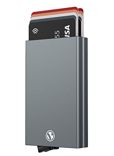 VULKIT Kartenetui Metall mit RFID NFC Schutz Karten Geldbörse Herren Geldbeutel Doppelt Karten Etui für 10 Karten VULKIT Kartenetui Metall mit RFID NFC Schutz Karten Geldbörse Herren Geldbeutel Doppelt Karten Etui für 10 Karten von VULKIT