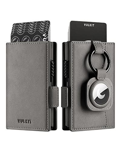 VULKIT Kreditkartenetui mit Airtag-Halter, RFID-blockierendes Kartenetui aus Metall, Magnetverschluss mit Geldscheinfach VULKIT Kreditkartenetui mit Airtag-Halter, RFID-blockierendes Kartenetui aus Metall, Magnetverschluss mit Geldscheinfach von VULKIT