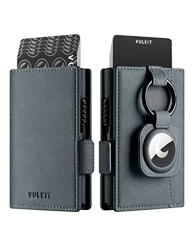 VULKIT Kreditkartenetui mit Airtag-Halter, RFID-blockierendes Kartenetui aus Metall, Magnetverschluss mit Geldscheinfach VULKIT Kreditkartenetui mit Airtag-Halter, RFID-blockierendes Kartenetui aus Metall, Magnetverschluss mit Geldscheinfach von VULKIT