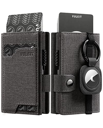 VULKIT Pop Up Geldbörse Herren RFID Schutz Kartenetui mit Geldscheinfach, Ausweisfenster und Herausnehmbarem Kompatibel mit Airtag Schlüsselanhänger, Grau VULKIT Pop Up Geldbörse Herren RFID Schutz Kartenetui mit Geldscheinfach, Ausweisfenster und Herausnehmbarem Kompatibel mit Airtag Schlüsselanhänger, Grau von VULKIT