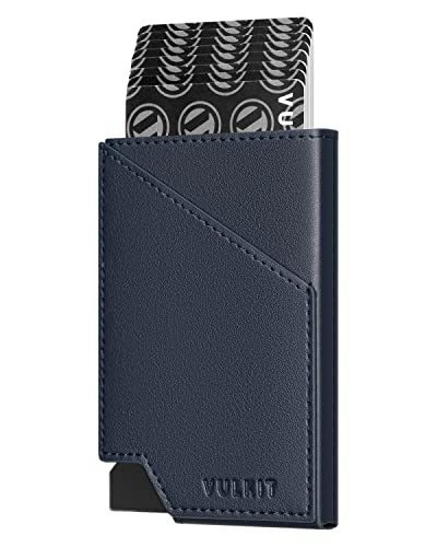 VULKIT Pop-up-Kartenetui mit RFID-Blockierung, schlankes Aluminium-Metall-Bankkartenetui mit Business-Geldfach für Kreditkarten, Banknoten und Münzen VULKIT Pop-up-Kartenetui mit RFID-Blockierung, schlankes Aluminium-Metall-Bankkartenetui mit Business-Geldfach für Kreditkarten, Banknoten und Münzen von VULKIT