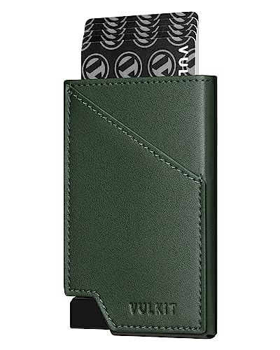 VULKIT Pop-up-Kartenetui mit RFID-Blockierung, schlankes Aluminium-Metall-Bankkartenetui mit Business-Geldfach für Kreditkarten, Banknoten und Münzen VULKIT Pop-up-Kartenetui mit RFID-Blockierung, schlankes Aluminium-Metall-Bankkartenetui mit Business-Geldfach für Kreditkarten, Banknoten und Münzen von VULKIT