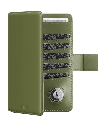VULKIT Reisepasshülle RFID mit Airtag-Halter, Passport Hülle Leder, Reisepass Organizer für Männer oder Frauen, Passport Cover Reisedokumententasche, Grün VULKIT Reisepasshülle RFID mit Airtag-Halter, Passport Hülle Leder, Reisepass Organizer für Männer oder Frauen, Passport Cover Reisedokumententasche, Grün von VULKIT