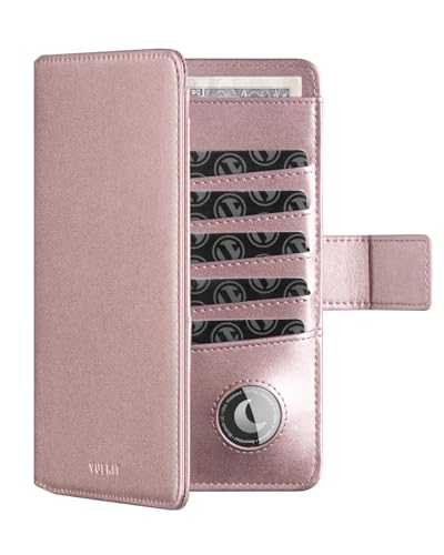 VULKIT Reisepasshülle RFID mit Airtag-Halter, Passport Hülle Leder, Reisepass Organizer für Männer oder Frauen, Passport Cover Reisedokumententasche, Perlrosa VULKIT Reisepasshülle RFID mit Airtag-Halter, Passport Hülle Leder, Reisepass Organizer für Männer oder Frauen, Passport Cover Reisedokumententasche, Perlrosa von VULKIT