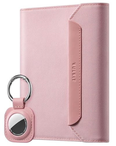 VULKIT Slim Reisepass Hülle für Herren und Damen RFID/NFC Schutz Magnetverschluss mit Airtag Halter, 4 Kartenfächer, 2 Reisepassfächer, Bordkartenhalter, Stifthalter und Ausweisfenster, Rosa VULKIT Slim Reisepass Hülle für Herren und Damen RFID/NFC Schutz Magnetverschluss mit Airtag Halter, 4 Kartenfächer, 2 Reisepassfächer, Bordkartenhalter, Stifthalter und Ausweisfenster, Rosa von VULKIT