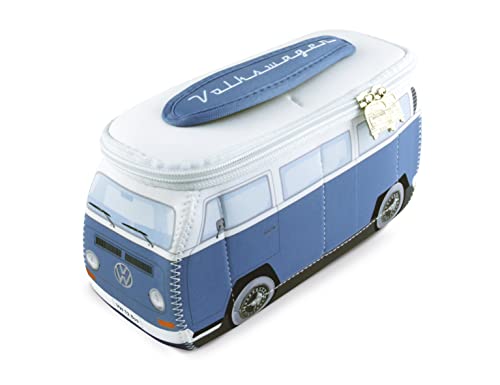 BRISA VW Collection - Volkswagen Neopren Universal-Schmink-Kosmetik-Kultur-Reise-Apotheke-Tasche-Mäppchen-Beutel im T2 Bulli Bus (Blau & Weiß/Klein) BRISA VW Collection - Volkswagen Neopren Universal-Schmink-Kosmetik-Kultur-Reise-Apotheke-Tasche-Mäppchen-Beutel im T2 Bulli Bus (Blau & Weiß/Klein) von BRISA