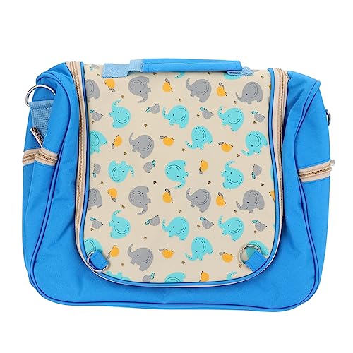 Vaguelly 1stk Babytasche Kinderwagen-Organizer Mumien-umhängetasche Babywindeltasche -wickeltaschen Hängetasche Für Kinderwagen Mama- -Tasche Autos Für Verschlüsselung 300d Blue von Vaguelly