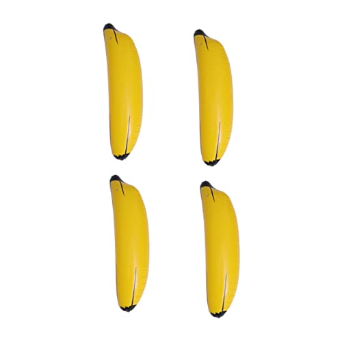 Vaguelly 4 Stück Aufblasbare Banane Schwebend Spielzeug Banane Aufblasen Lustiger Poolschwimmer Poolbanane Schwimmt Schwimmbecken Schwimmt Schlauchboote Bananen in Die Jagen PVC von Vaguelly
