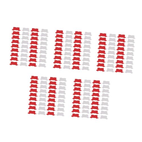 Vaguelly 5 Sätze Drift-barrikade Verkehrszeichen Drift Rennstrecke Mini Verkehrssperren Rennstrecken Zubehör Rc Drift Straßensperren-Spiele Abs 50 Stück * 5 von Vaguelly