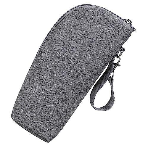 Vaguelly Flaschentasche Muttermilch Flaschenwärmerbeutel isoliertasche für babyflaschen thermotasche für babyflaschen Beutel mit Milchflasche füttern tragbare Tasche für Milchflasche Grey von Vaguelly