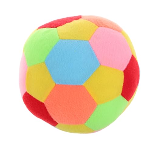 Vaguelly Schnappen Sich Den Ball Babyhandspielzeugball Mit Glocke Mini-sportbälle Für Sinnesball Sensorische Bälle Weiche Babypuppen Für Kleinkinder Babyball Fußball Plüsch von Vaguelly