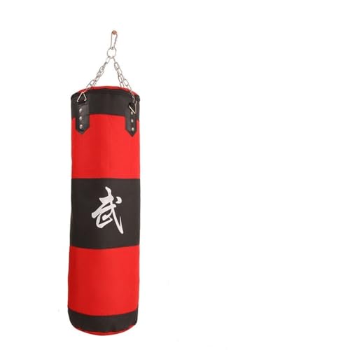 Boxing Bag Robuster Boxsack for das Fitnessstudio zu Hause, 100 cm Haken, hängender Boxsack, Sandsack, 80 cm, leer, Schwerer Kick Muay Thai Sandsack Punching Bag(Color:100CM) von VaizA