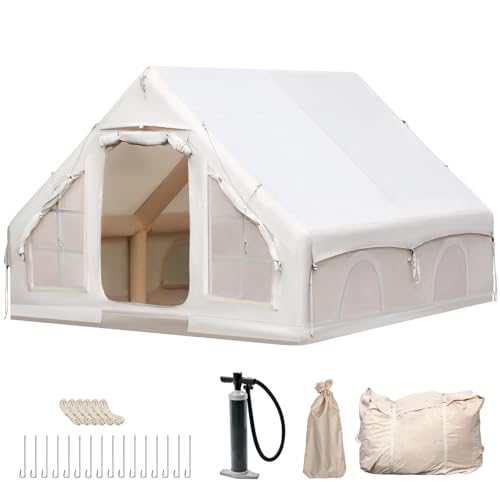 Outdoor Camping Quick Setup Aufblasbares Zelt mit Pumpe, Aufblasbares Zelt mit Fenster und Tür, Pop-Up-Zelt 4 Jahreszeiten wasserdicht Winddicht, großes Luftzelt for 4-8 People Outdoor Camping Quick Setup Aufblasbares Zelt mit Pumpe, Aufblasbares Zelt mit Fenster und Tür, Pop-Up-Zelt 4 Jahreszeiten wasserdicht Winddicht, großes Luftzelt for 4-8 People von Vakiorn